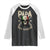 Funny Mexican Dad Raglan Shirt El Papa Mas Chingon Vintage Mexico Skull TS11 Black White Print Your Wear