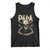 Funny Mexican Dad Tank Top El Papa Mas Chingon Vintage Mexico Skull TS11 Black Print Your Wear