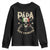 Funny Mexican Dad Youth Sweatshirt El Papa Mas Chingon Vintage Mexico Skull TS11 Black Print Your Wear