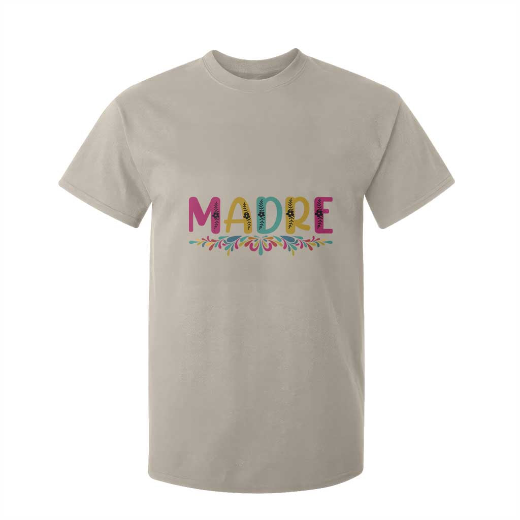 Funny Mexican Spanish Latina Mom Madre T Shirt For Kid Mexican Flowers TS11 Sand Print Your Wear