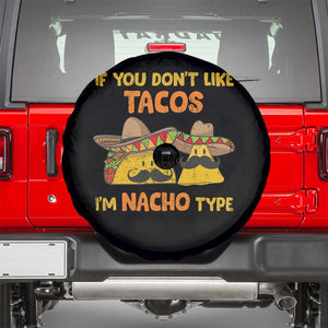 Funny Mexican Spare Tire Cover Adult Humor Mexican Food Taco Nacho TS10 Black Print Your Wear