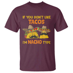 Funny Mexican T Shirt Adult Humor Mexican Food Taco Nacho TS10 Maroon Print Your Wear