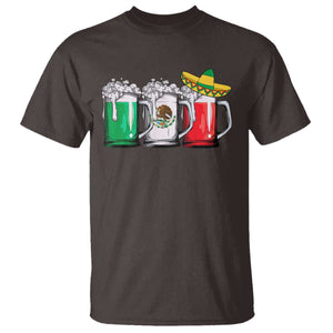Funny Mexican T Shirt Mexico Beer Mexican Flag Sombrero Hat TS10 Dark Chocolate Print Your Wear