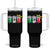 Funny Mexican Tumbler With Handle Mexico Beer Mexican Flag Sombrero Hat TS10 One Size: 40 oz Black Print Your Wear