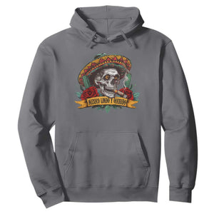 Funny Mexico Lindo Y Querido Hoodie Mexican Pride Vintage Sombrero Hat Skull TS11 Charcoal Print Your Wear