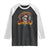 Funny Mexico Lindo Y Querido Raglan Shirt Mexican Pride Vintage Sombrero Hat Skull TS11 Black White Print Your Wear