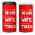 Funny Mom 4 in 1 Can Cooler Tumbler Super Mama Wife Tired Mothers Day Gift From Daughter Son TB10 One Size: 16 oz Red Print Your Wear