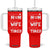 Funny Mom Tumbler With Handle Super Mama Wife Tired Mothers Day Gift From Daughter Son TB10 One Size: 40 oz Red Print Your Wear
