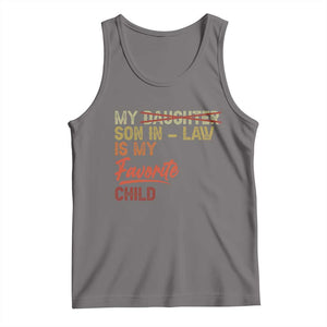 Funny My Son In Law Is My Favorite Child Tank Top Family Humor TS11 Deep Heather Print Your Wear