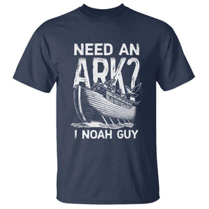 Funny Need An Ark I Noah Guy T Shirt Christian Pun TS11 Navy Print Your Wear