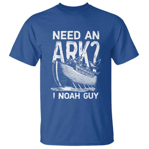 Funny Need An Ark I Noah Guy T Shirt Christian Pun TS11 Royal Blue Print Your Wear