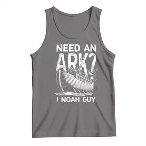 Funny Need An Ark I Noah Guy Tank Top Christian Pun TS11 Deep Heather Print Your Wear