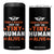 Funny New Dad 4 in 1 Can Cooler Tumbler First Time Father Grandpa Keep Tiny Human Alive TS10 One Size: 16 oz Black Print Your Wear