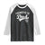 Funny New Dad Promoted To Dad Since 2025 Raglan Shirt Baby Announcement TS11 Black White Print Your Wear
