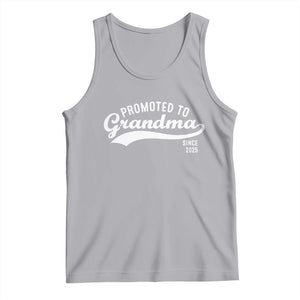 Funny New Grandma Promoted To Grandma Since 2025 Tank Top Baby Announcement TS11 Athletic Heather Print Your Wear