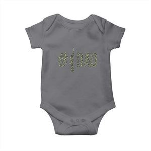 Funny No 1 Hunting Dad Baby Onesie Number One Hunter Fathers Day TS11 Charcoal Print Your Wear
