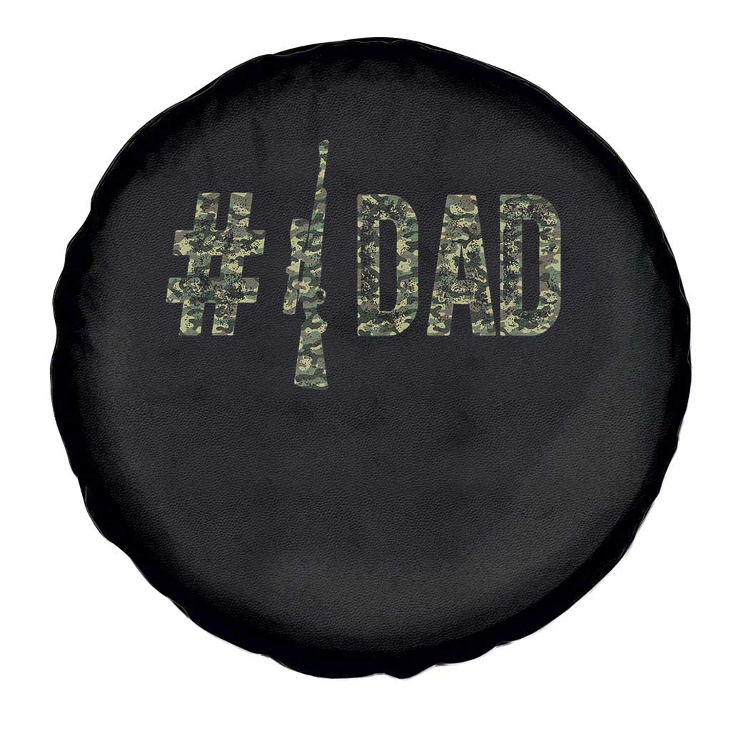 Funny No 1 Hunting Dad Spare Tire Cover Number One Hunter Fathers Day TS11 Print Your Wear