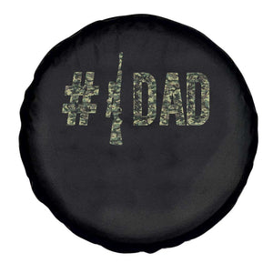 Funny No 1 Hunting Dad Spare Tire Cover Number One Hunter Fathers Day TS11 Print Your Wear
