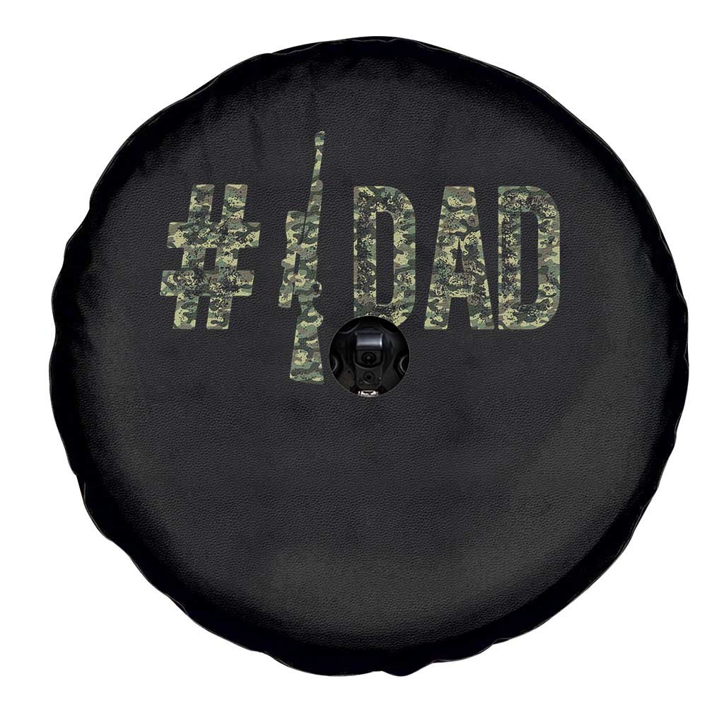 Funny No 1 Hunting Dad Spare Tire Cover Number One Hunter Fathers Day TS11 Print Your Wear