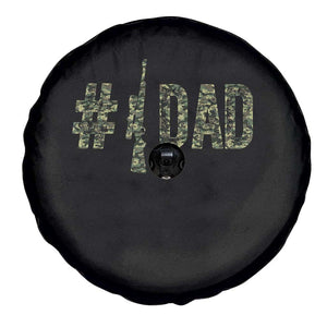 Funny No 1 Hunting Dad Spare Tire Cover Number One Hunter Fathers Day TS11 Print Your Wear