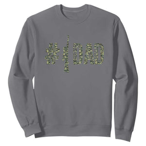 Funny No 1 Hunting Dad Sweatshirt Number One Hunter Fathers Day TS11 Charcoal Print Your Wear