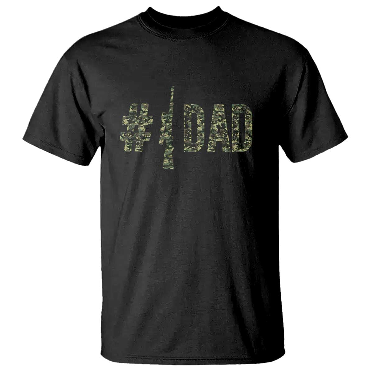 Funny No 1 Hunting Dad T Shirt Number One Hunter Fathers Day TS11 Black Print Your Wear