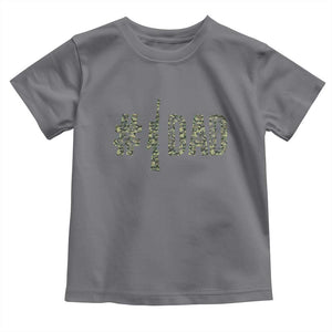 Funny No 1 Hunting Dad Toddler T Shirt Number One Hunter Fathers Day TS11 Charcoal Print Your Wear
