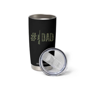 Funny No 1 Hunting Dad Tumbler Cup Number One Hunter Fathers Day TS11 Print Your Wear