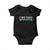 Funny No Faux King Way 8647 Baby Onesie Vintage American Flag TS11 Black Print Your Wear