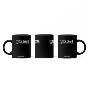 Funny No Faux King Way 8647 Coffee Mug Vintage American Flag TS11 Print Your Wear