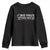 Funny No Faux King Way 8647 Youth Sweatshirt Vintage American Flag TS11 Black Print Your Wear