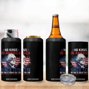 Funny No King In America Since 1776 No One Is Above The Law 4 in 1 Can Cooler Tumbler George Washington TS11 Print Your Wear