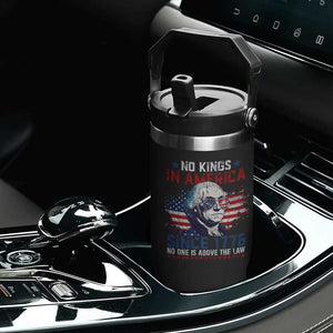 Funny No King In America Since 1776 No One Is Above The Law Flip Straw Tumbler George Washington TS11 Print Your Wear