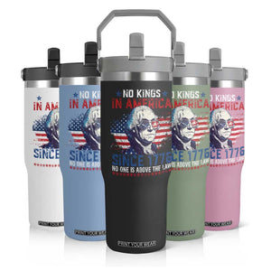 Funny No King In America Since 1776 No One Is Above The Law Flip Straw Tumbler George Washington TS11 Print Your Wear