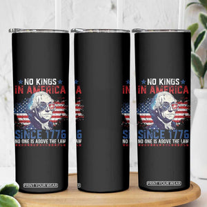 Funny No King In America Since 1776 No One Is Above The Law Skinny Tumbler George Washington TS11 Print Your Wear