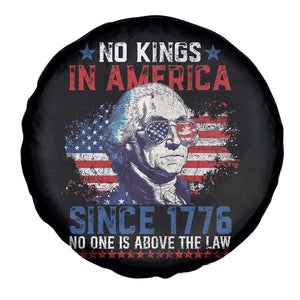 Funny No King In America Since 1776 No One Is Above The Law Spare Tire Cover George Washington TS11 Print Your Wear