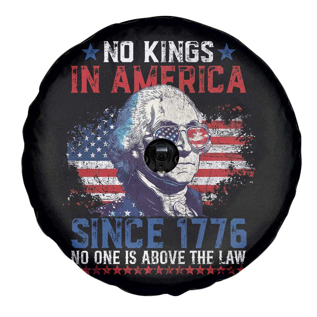 Funny No King In America Since 1776 No One Is Above The Law Spare Tire Cover George Washington TS11 Print Your Wear