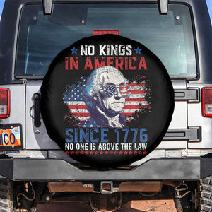 Funny No King In America Since 1776 No One Is Above The Law Spare Tire Cover George Washington TS11 No hole Black Print Your Wear