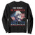 Funny No King In America Since 1776 No One Is Above The Law Sweatshirt George Washington TS11 Black Print Your Wear