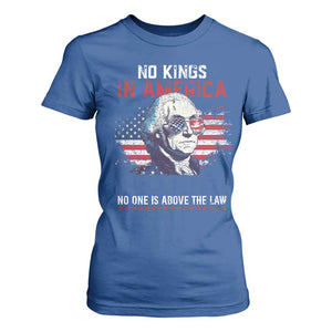 Funny No King In America Since 1776 No One Is Above The Law T Shirt For Women George Washington TS11 Royal Blue Print Your Wear