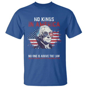 Funny No King In America Since 1776 No One Is Above The Law T Shirt George Washington TS11 Royal Blue Print Your Wear