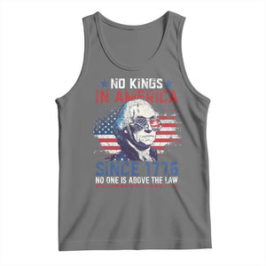 Funny No King In America Since 1776 No One Is Above The Law Tank Top George Washington TS11 Black Heather Print Your Wear