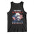 Funny No King In America Since 1776 No One Is Above The Law Tank Top George Washington TS11 Black Print Your Wear
