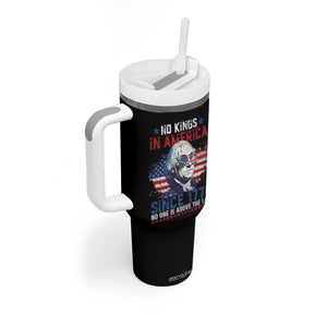 Funny No King In America Since 1776 No One Is Above The Law Tumbler With Handle George Washington TS11 Print Your Wear
