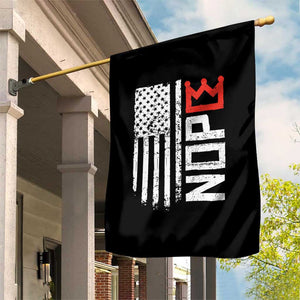Funny Nope No Kings Vintage American Flag Garden Flag TS11 Print Your Wear
