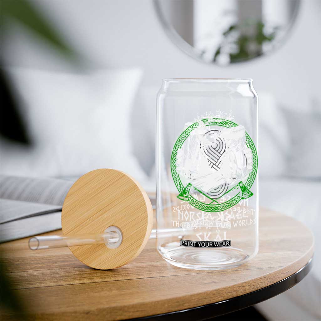 Funny Norse Gael The Best Of Two Worlds Skal Glass Can Irish Viking Beer TS11 Print Your Wear