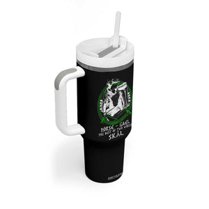 Funny Norse Gael The Best Of Two Worlds Skal Tumbler With Handle Irish Viking Beer TS11 Print Your Wear
