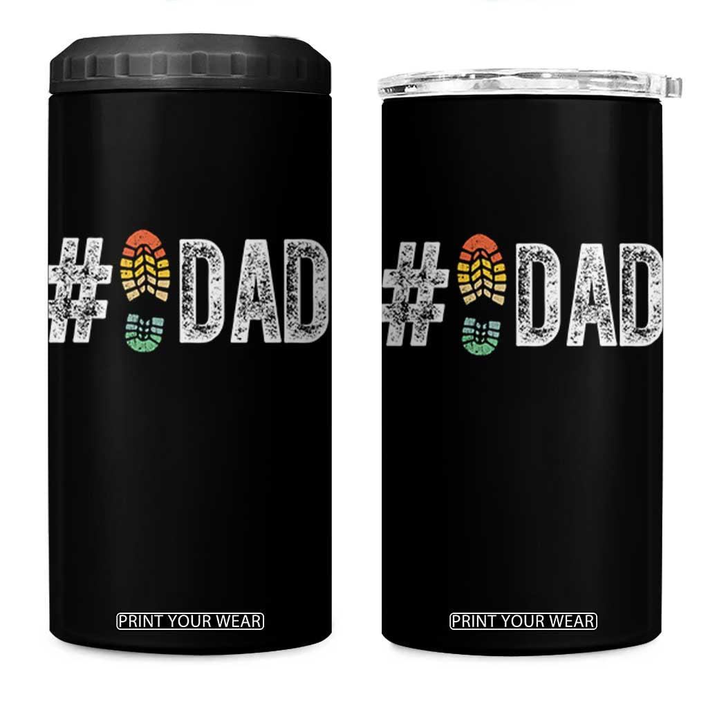 Funny Number Stepdad Bonus Dad Father's Day 4 in 1 Can Cooler Tumbler TS11 One Size: 16 oz Black Print Your Wear