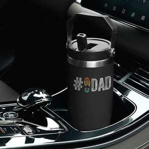 Funny Number Stepdad Bonus Dad Father's Day Flip Straw Tumbler TS11 Print Your Wear