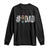 Funny Number Stepdad Bonus Dad Father's Day Long Sleeve Shirt TS11 Black Print Your Wear